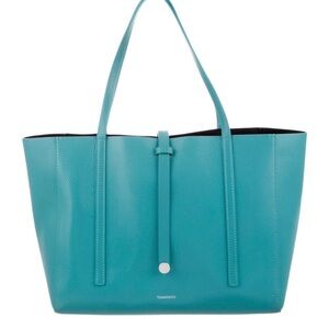 Tiffany & Co. Teal Leather Tote